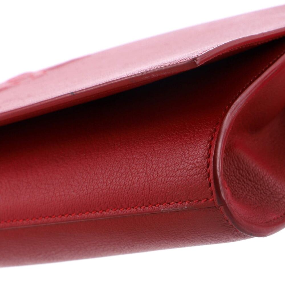 🔥 Saint Laurent Belle de Jour Clutch Leather Large EUC - Picture 12 of 15